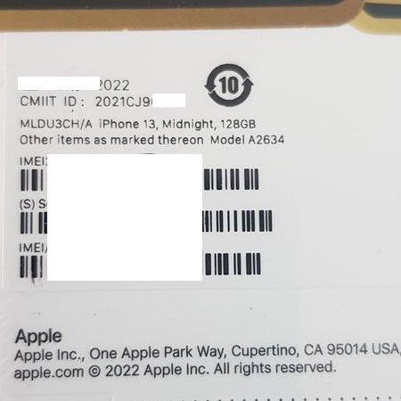 اپل iPhone 13 CH دو سیم‌ کارت ظرفیت 128 و رم 4 گیگابایت - نات اکتیو